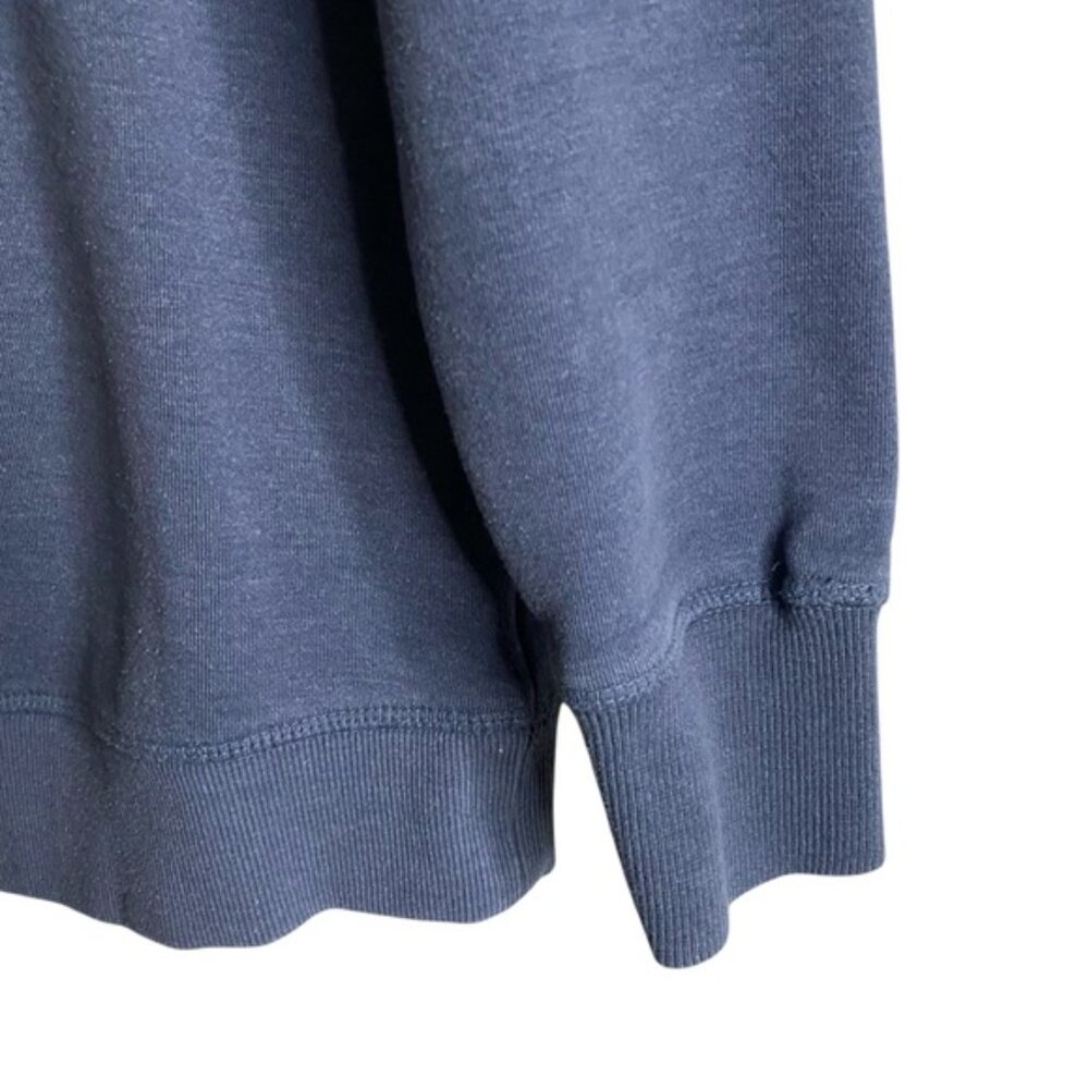 Modern Amusement Women's Blue Graphic Bird Cotton Blend Crewneck Sweatshirt - Picture 4 of 8